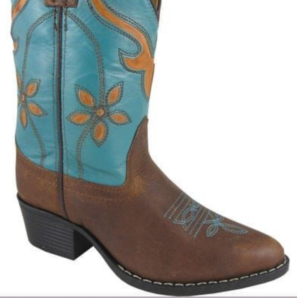 Smoky Mountain Youth Cactus Flower Boots